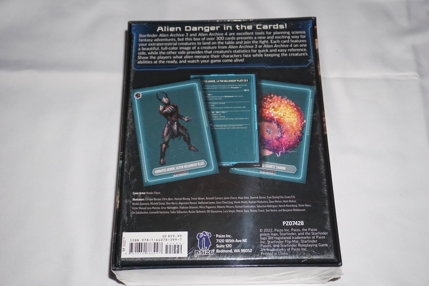 Starfinder Alien Archive 3 & 4 Battle Cards NEW Sealed