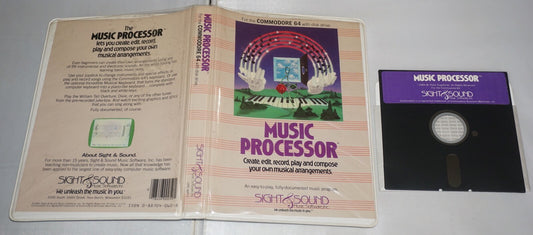 Music Processor Sight & Sound (Commodore 64) with Case