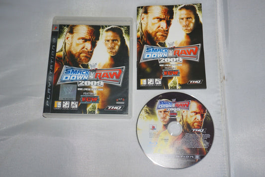 WWE Smackdown vs Raw 2009 (Playstation 3 ps3) Complete KOREAN Import