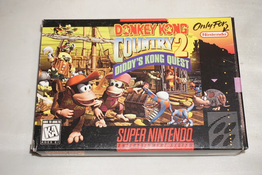 Donkey Kong Country 2 (Super Nintendo SNES) Complete in Box CIB