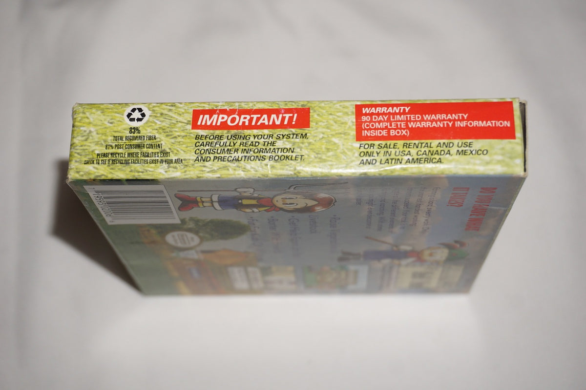 Harvest Moon (Nintendo Game Boy Game Boy) Complete in Box CIB