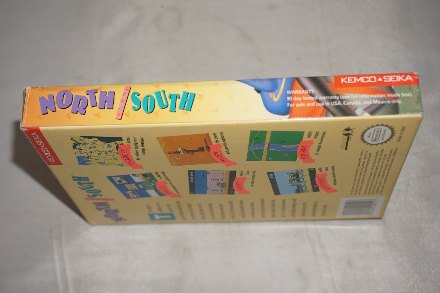 North & South (Nintendo NES) Complete in Box CIB