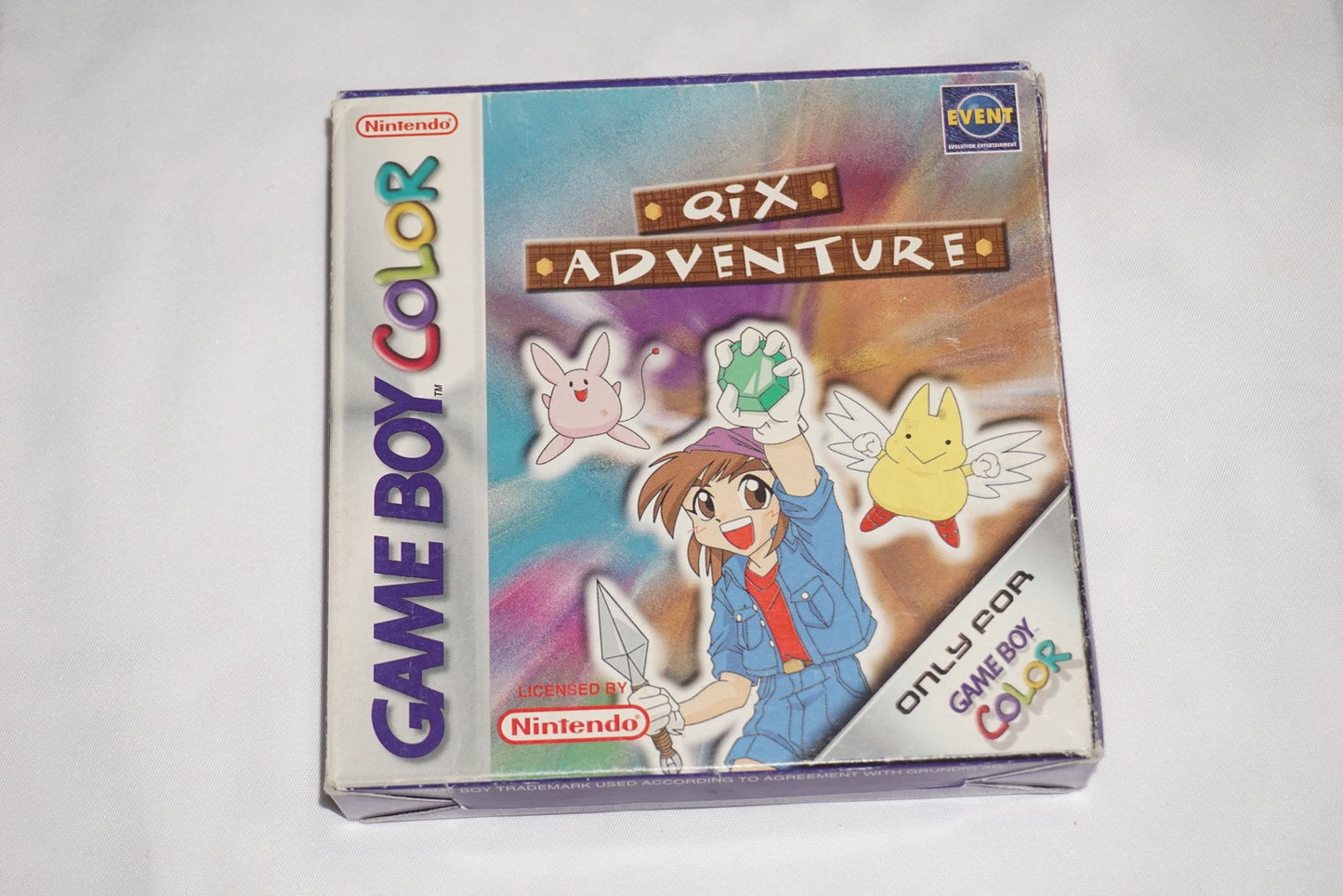 Qix Adventure (Gameboy Color Game Boy GBC) Complete CIB PAL Import