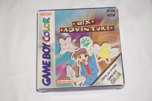 Qix Adventure (Gameboy Color Game Boy GBC) Complete CIB PAL Import