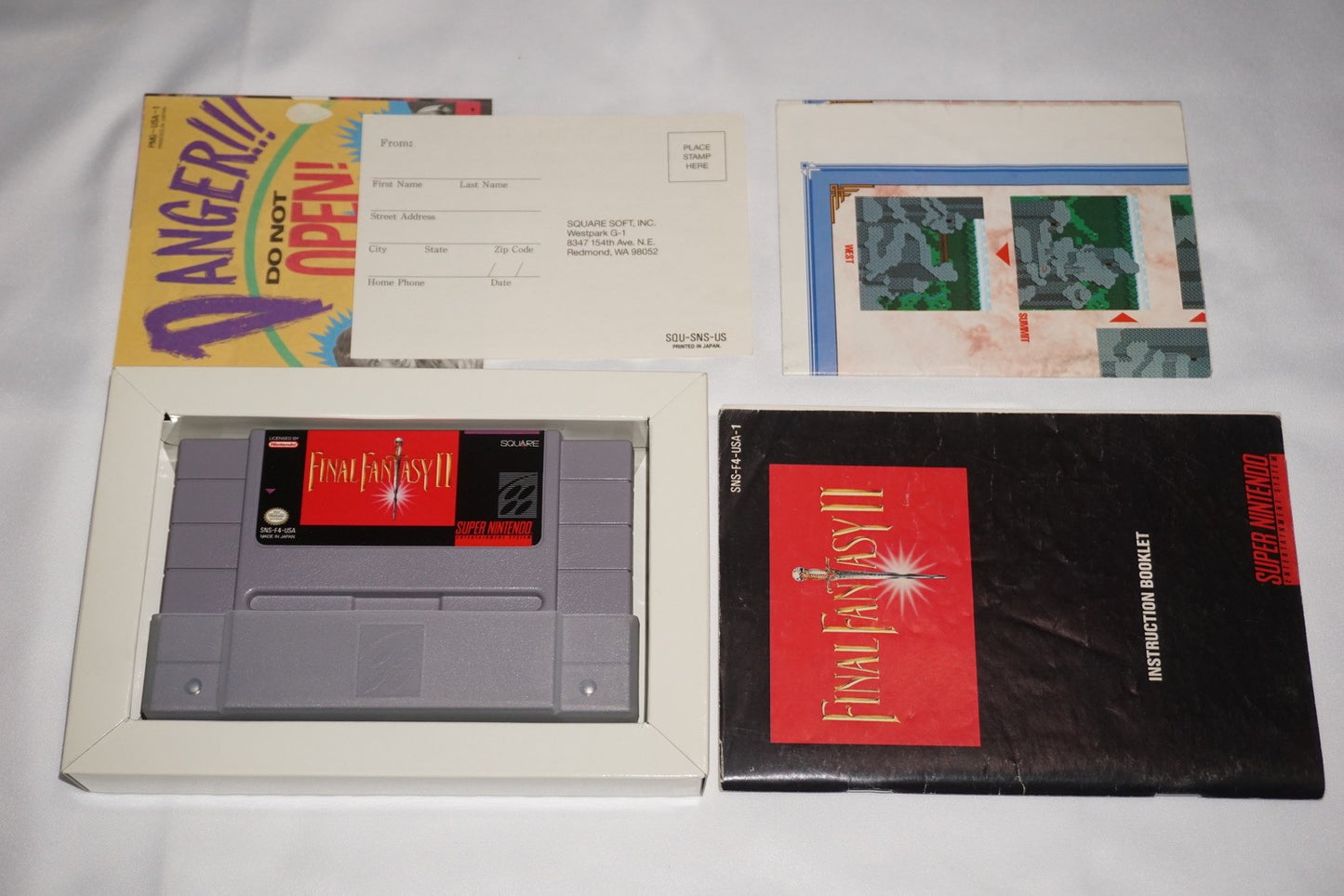 Final Fantasy II 2 (Super Nintendo SNES) Complete in Box CIB