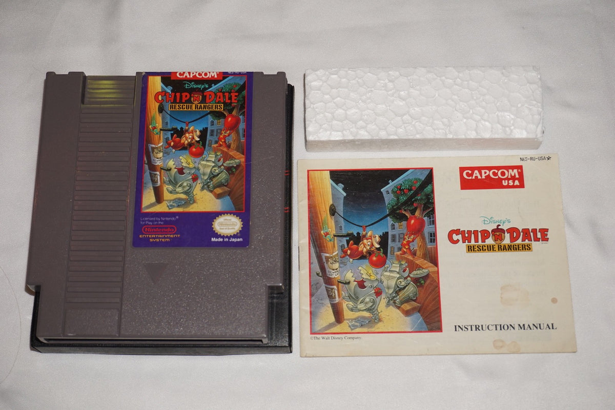 Chip 'N Dale Rescue Rangers 1 (Nintendo NES) Complete in Box CIB