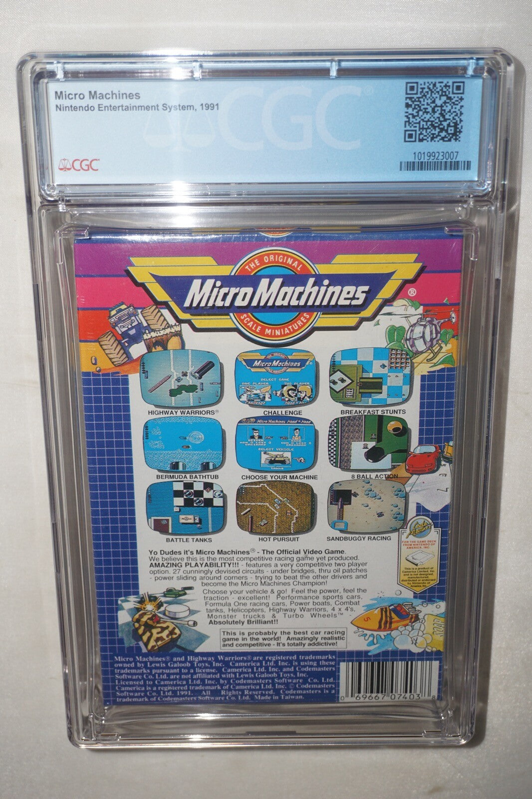 Micro Machines (Nintendo NES) CGC 9.8 A++ NEW Sealed