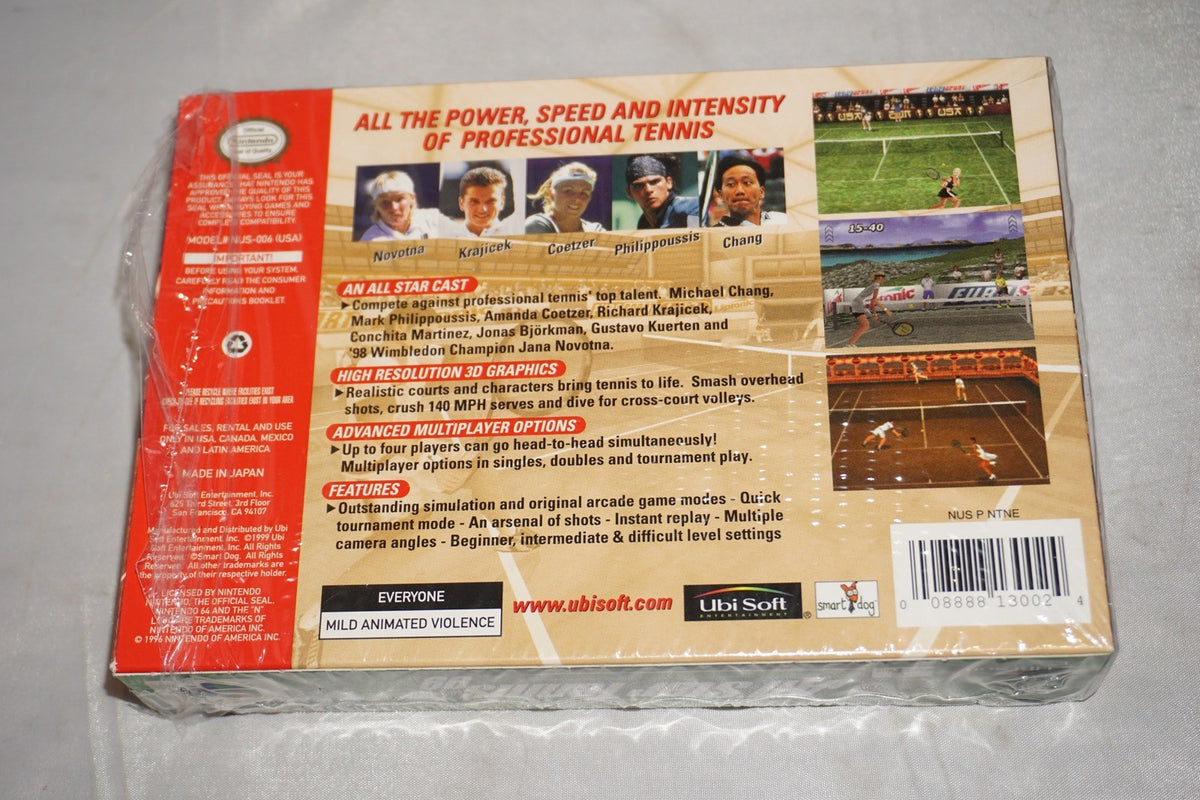 All Star Tennis 99 (Nintendo 64 N64) Complete in Box CIB