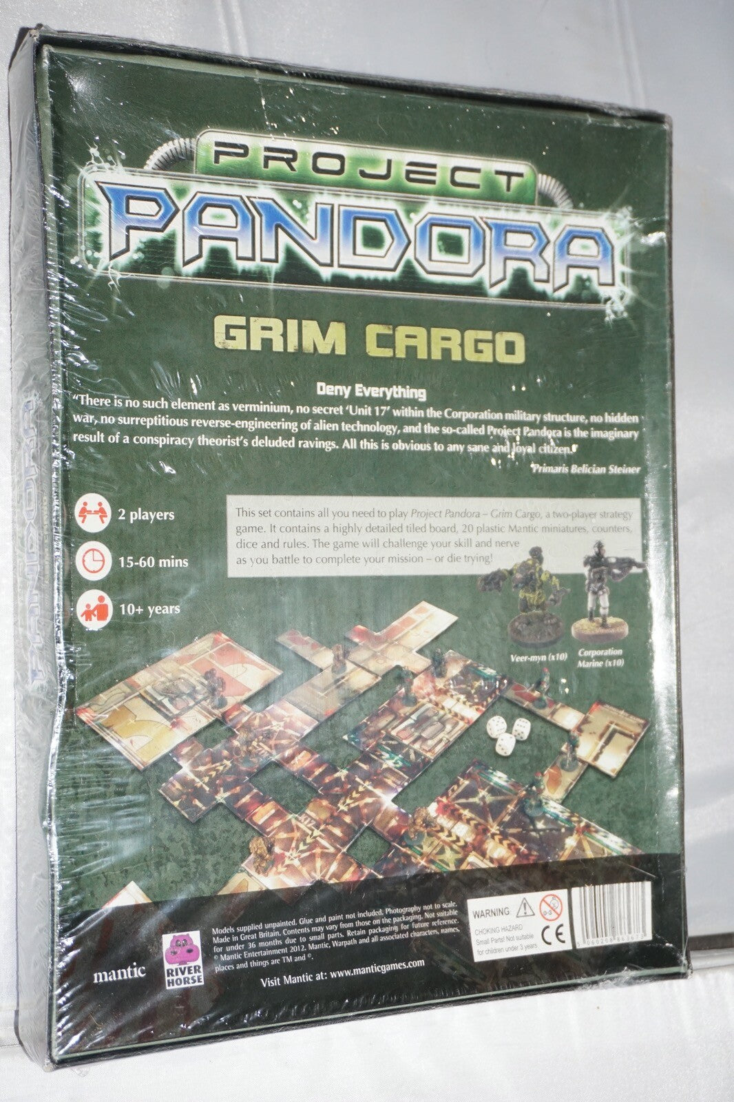 Project Pandora Grim Cargo Complete Board Game Mantic Games RPG NEW Sealed