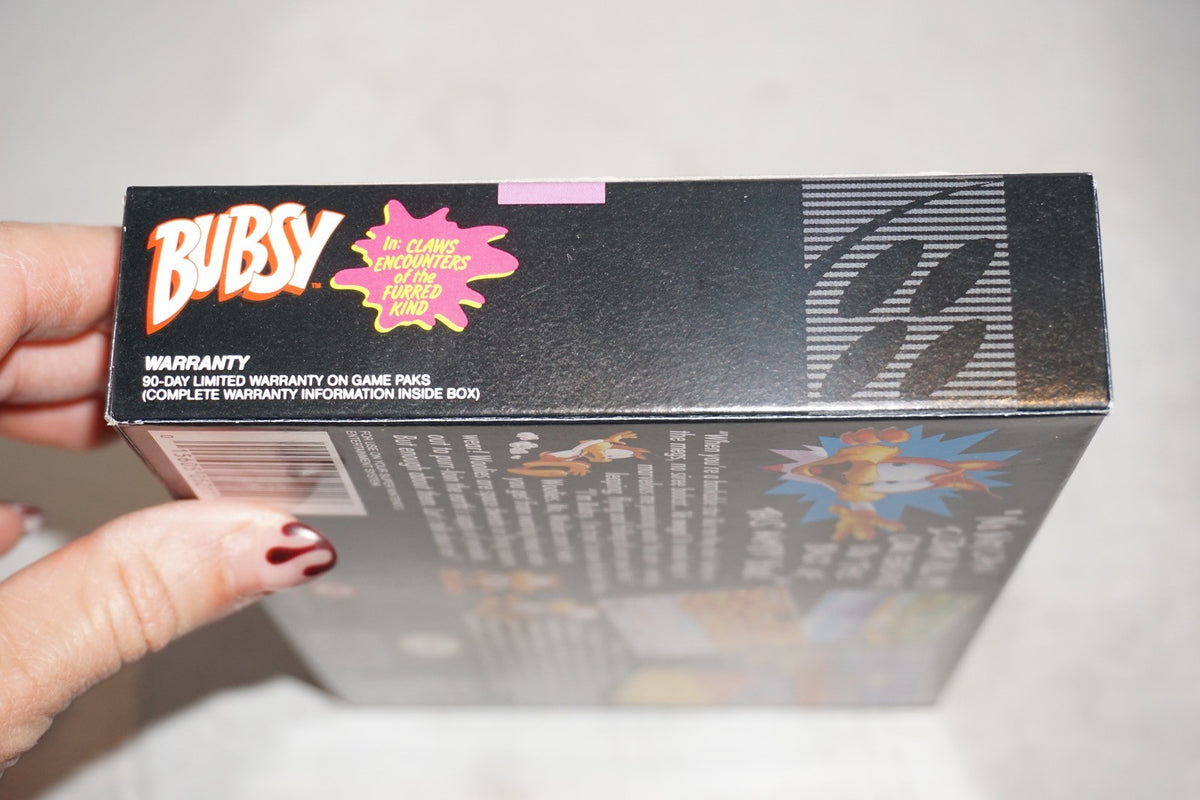 Bubsy 1 (Super Nintendo SNES) Complete in Box CIB