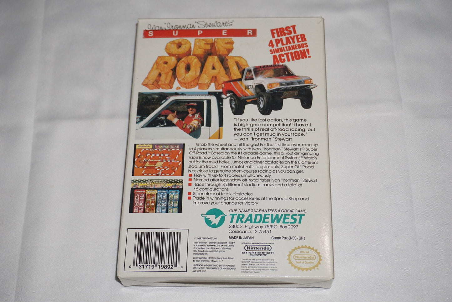 Super Off Road Ivan 'Ironman' Stewart's (Nintendo NES) Complete in Box CIB