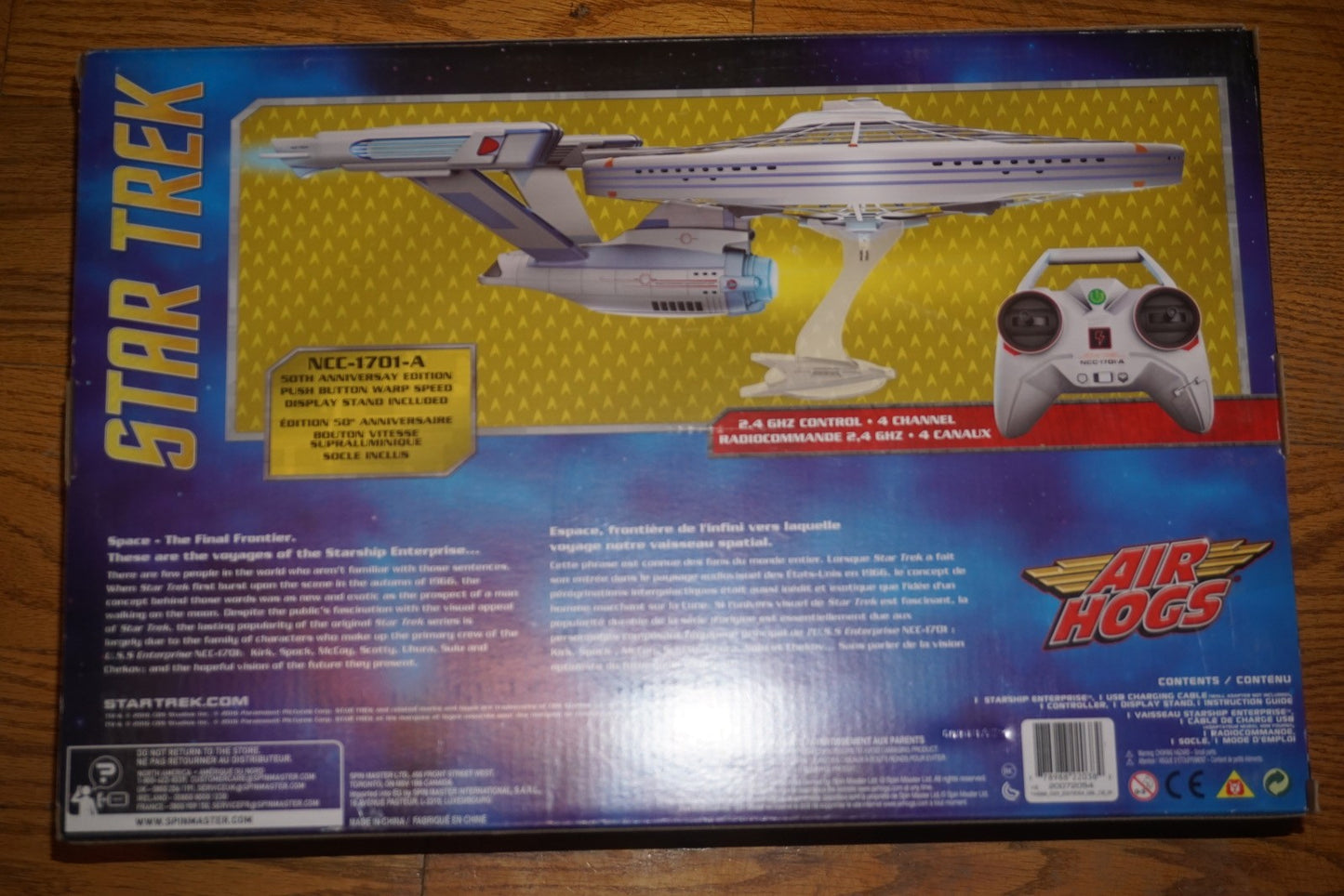 Star Trek U.S.S Enterprise NCC-1701-A Air Hogs NEW