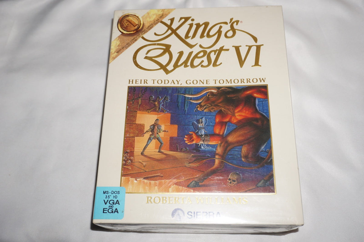 King's Quest VI 6 (PC MS Dos 3.5") NEW Sealed w/ Sleeve