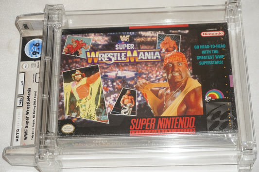 WWF WWE Super Wrestlemania MIJ (Super Nintendo SNES) NEW Sealed WATA 9.6 A