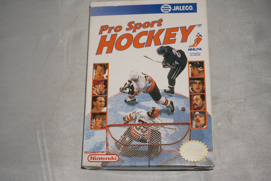 Pro Sport Hockey (Nintendo NES) Complete in Box w/ Reg Card CIB