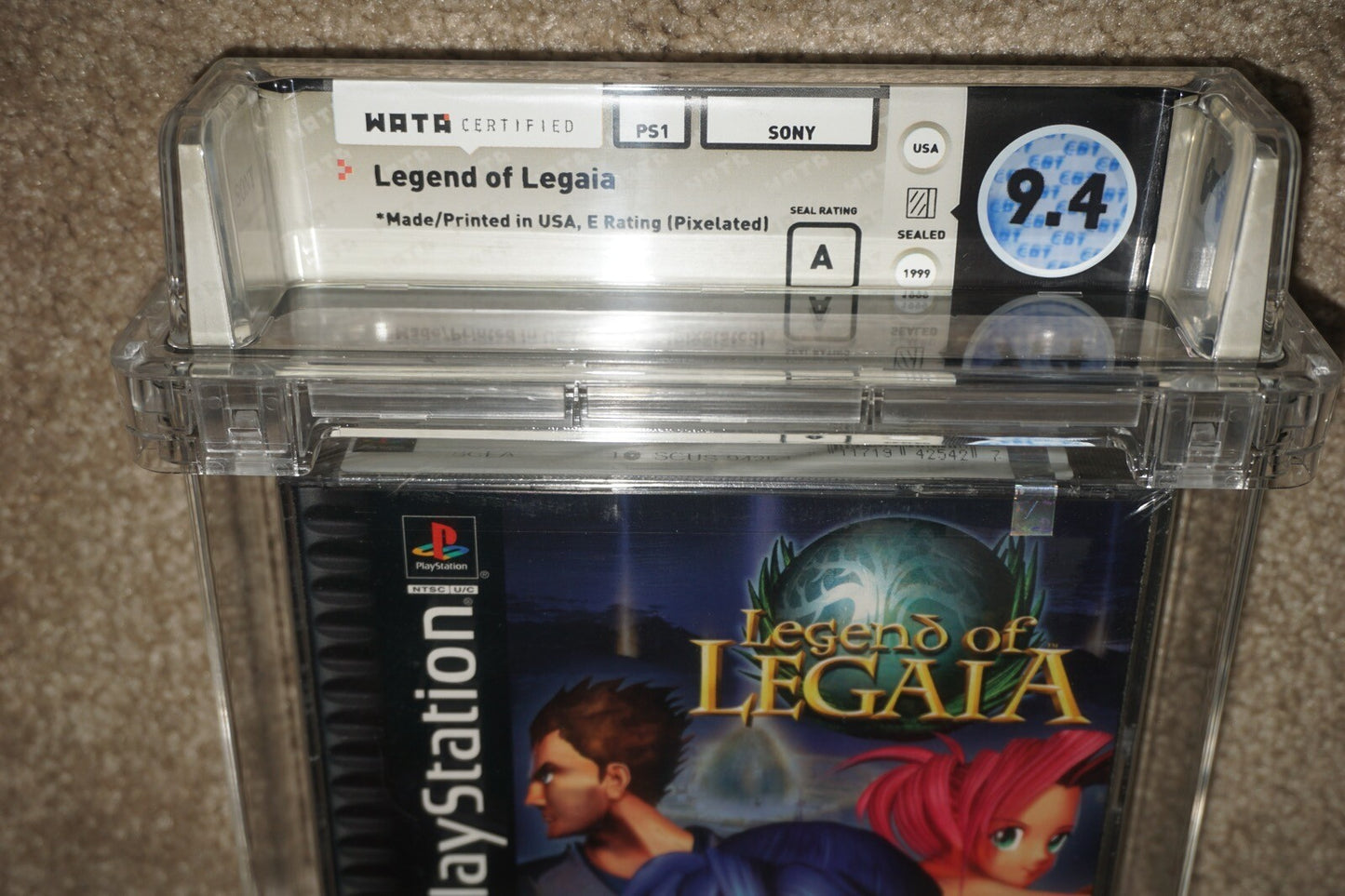 Legend Of Legaia (Sony Playstation 1 ps1) WATA 9.4 A NEW Sealed