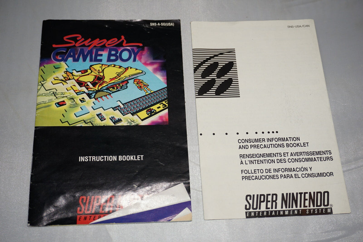 Super Game Boy (Super Nintendo SNES) Complete in Box CIB w/ Guide