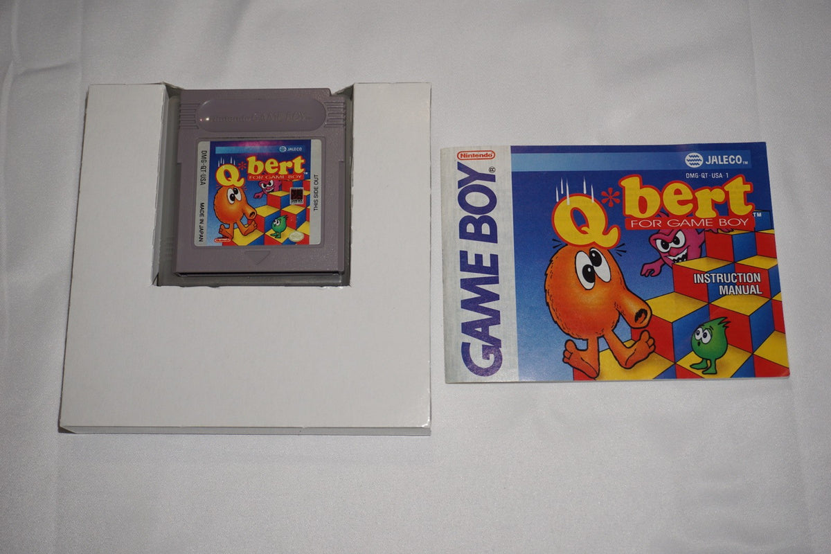 Q Bert (Nintendo Game Boy Gameboy) Complete in Box CIB