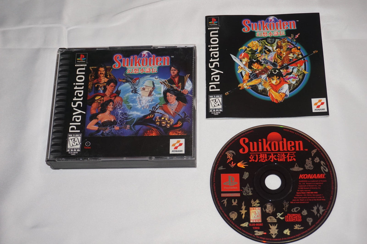 Suikoden (Sony Playstation 1 ps1) Complete w/ Reg Card