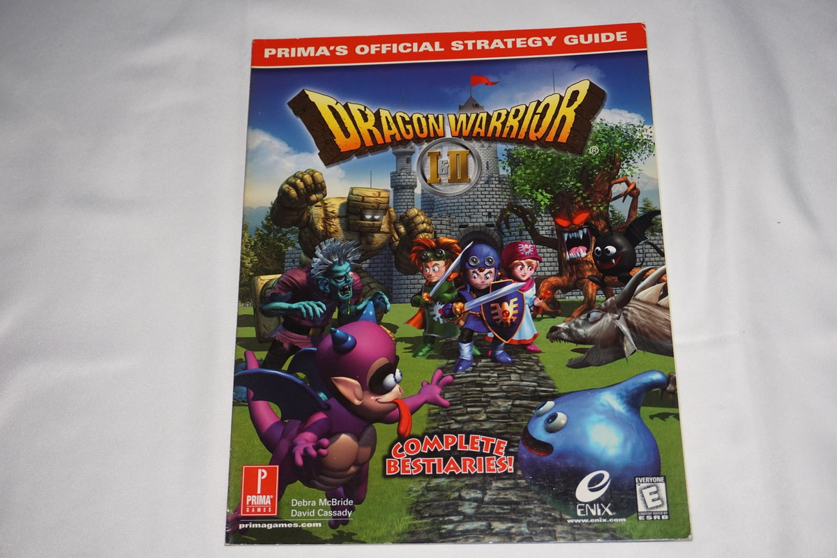 Dragon Warrior I & II Prima Official Strategy Guide Nintendo Game Boy Color 1 2