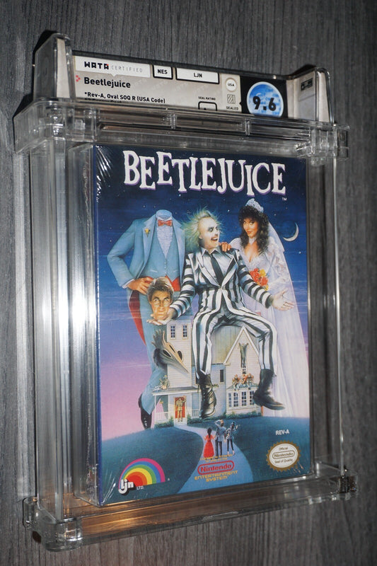 Beetlejuice (Nintendo NES) WATA 9.6 A+ NEW Factory Sealed