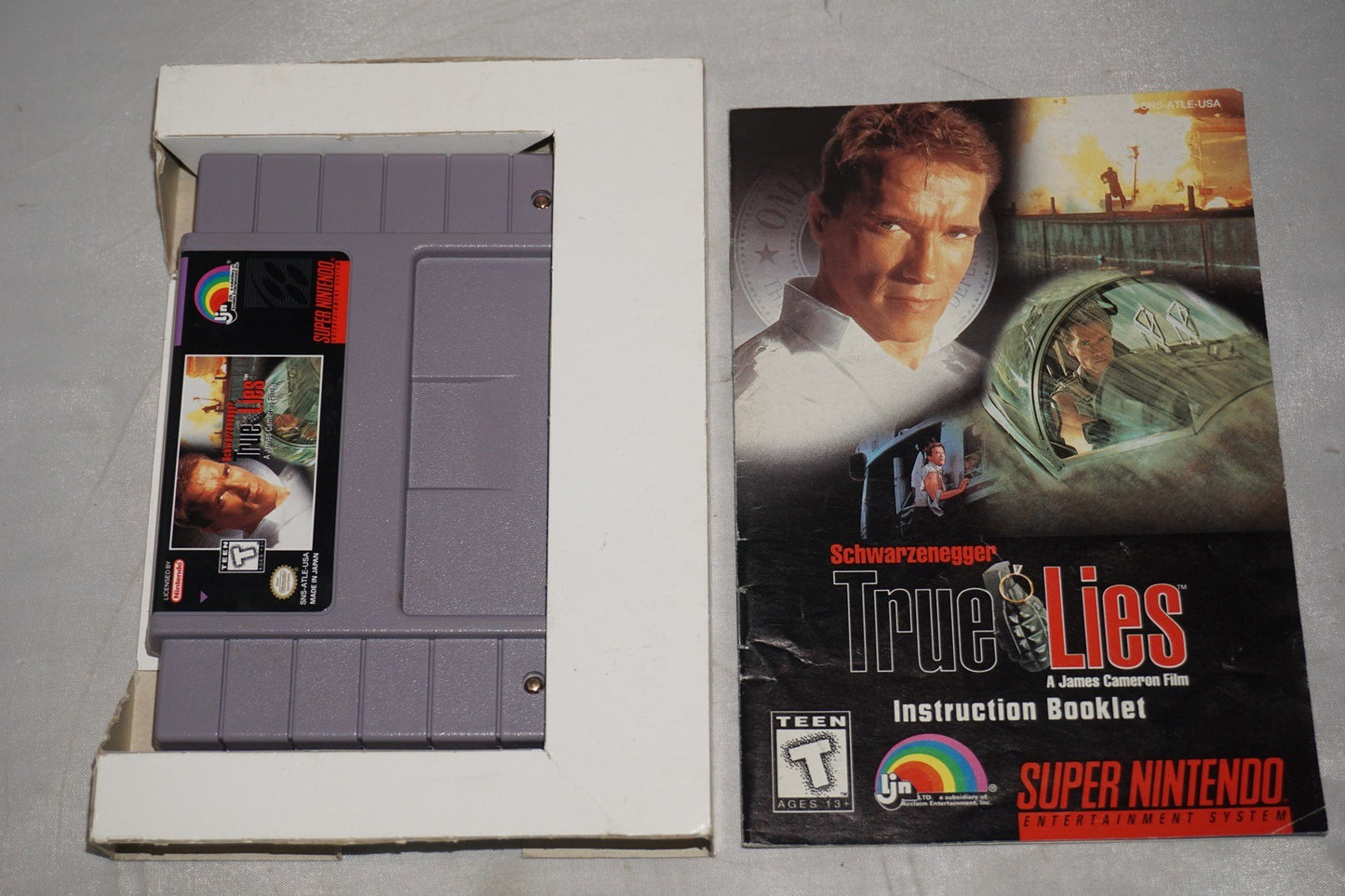 True Lies (Super Nintendo SNES) Complete in Box CIB