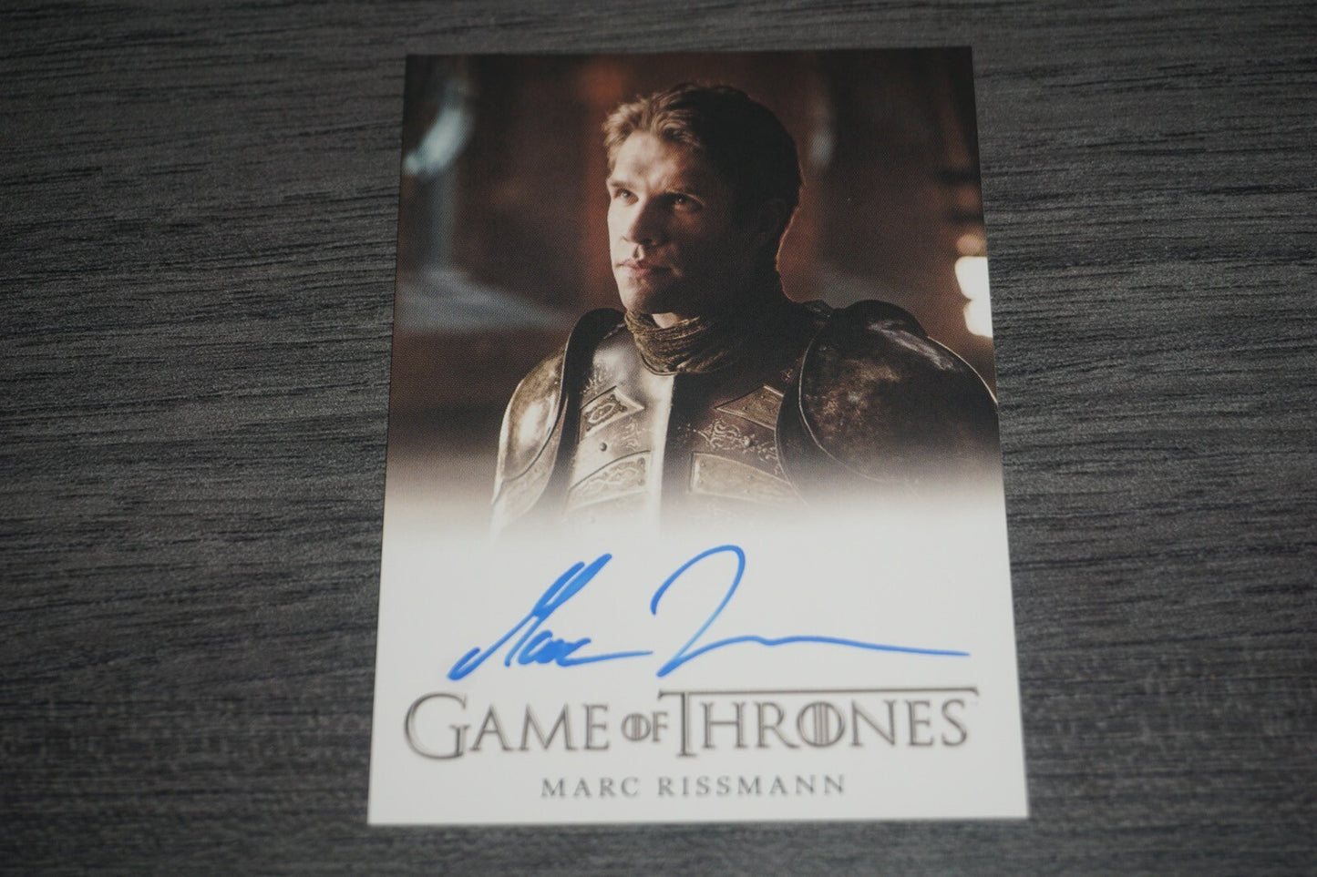 Marc Rissman Harry Strickland Autograph Game of Thrones Full Bleed Seaon 8