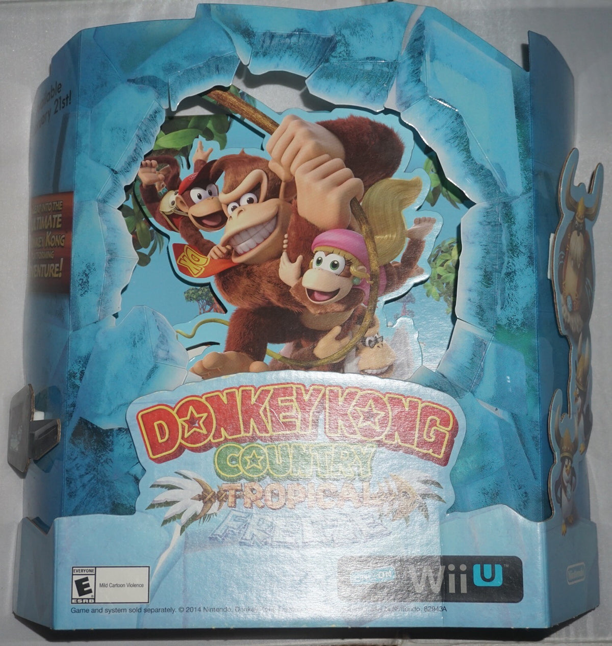 Donkey Kong Country Tropical Freeze 3D Standee Display Promo Nintendo Wii U