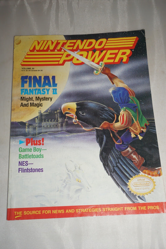 Nintendo Power Vol 30 Final Fantasy II Magazine #1 Poster