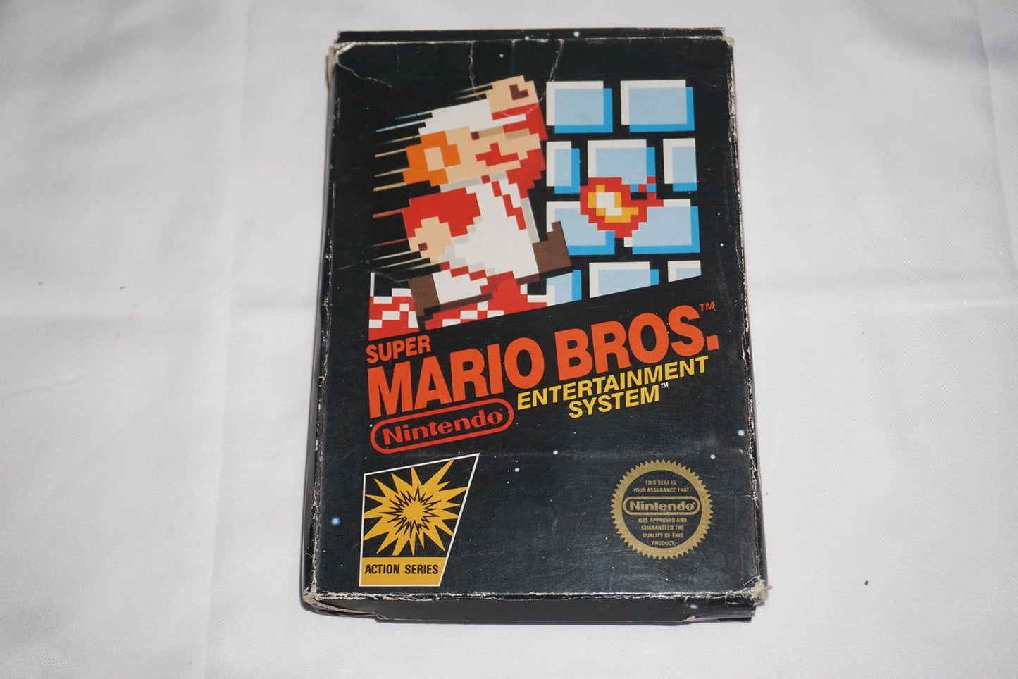 Super Mario Bros 5 Screw Hangtab (Nintendo NES) Complete in Box CIB