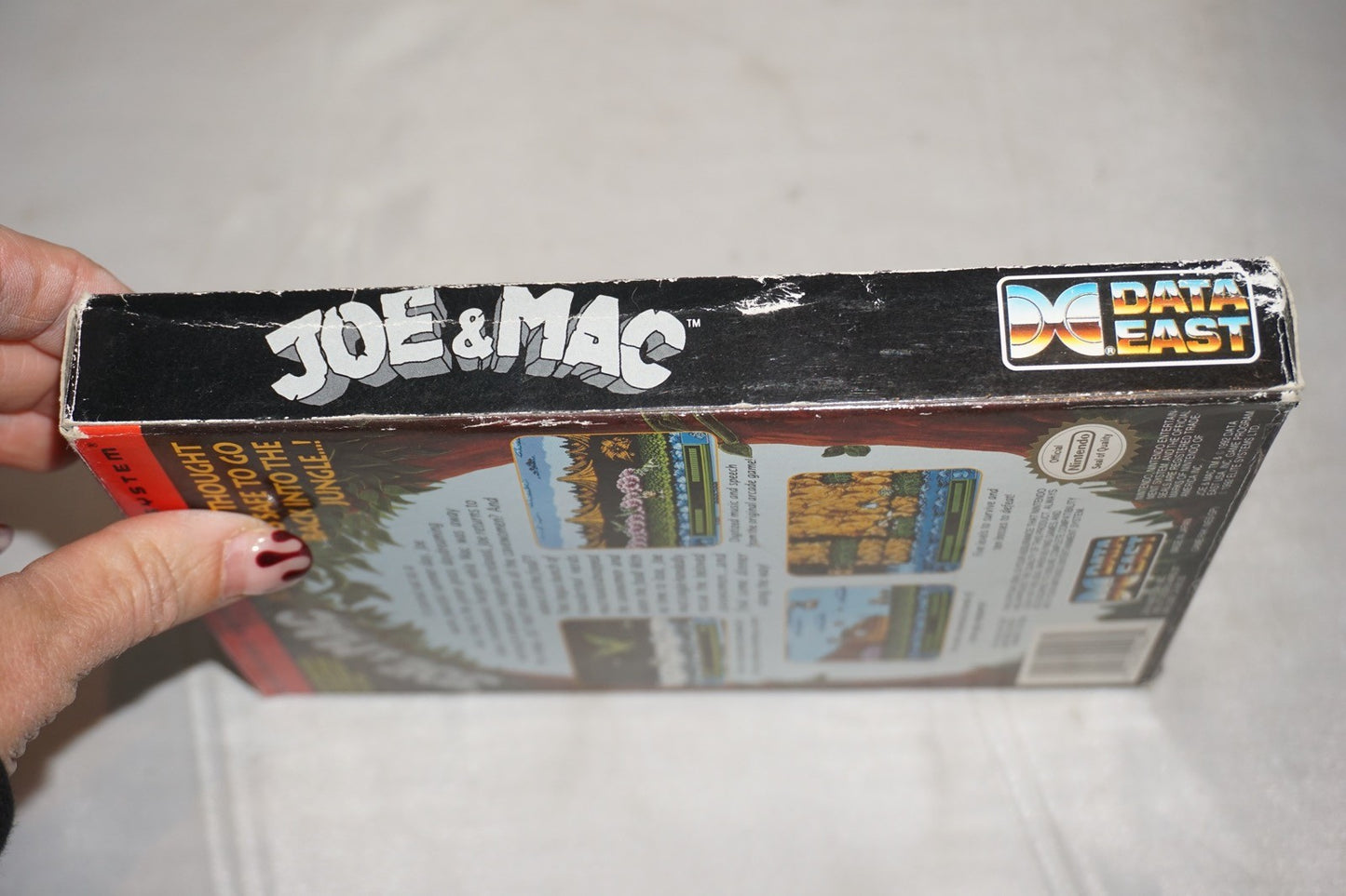 Joe & Mac 1 (Nintendo NES) Complete in Box CIB