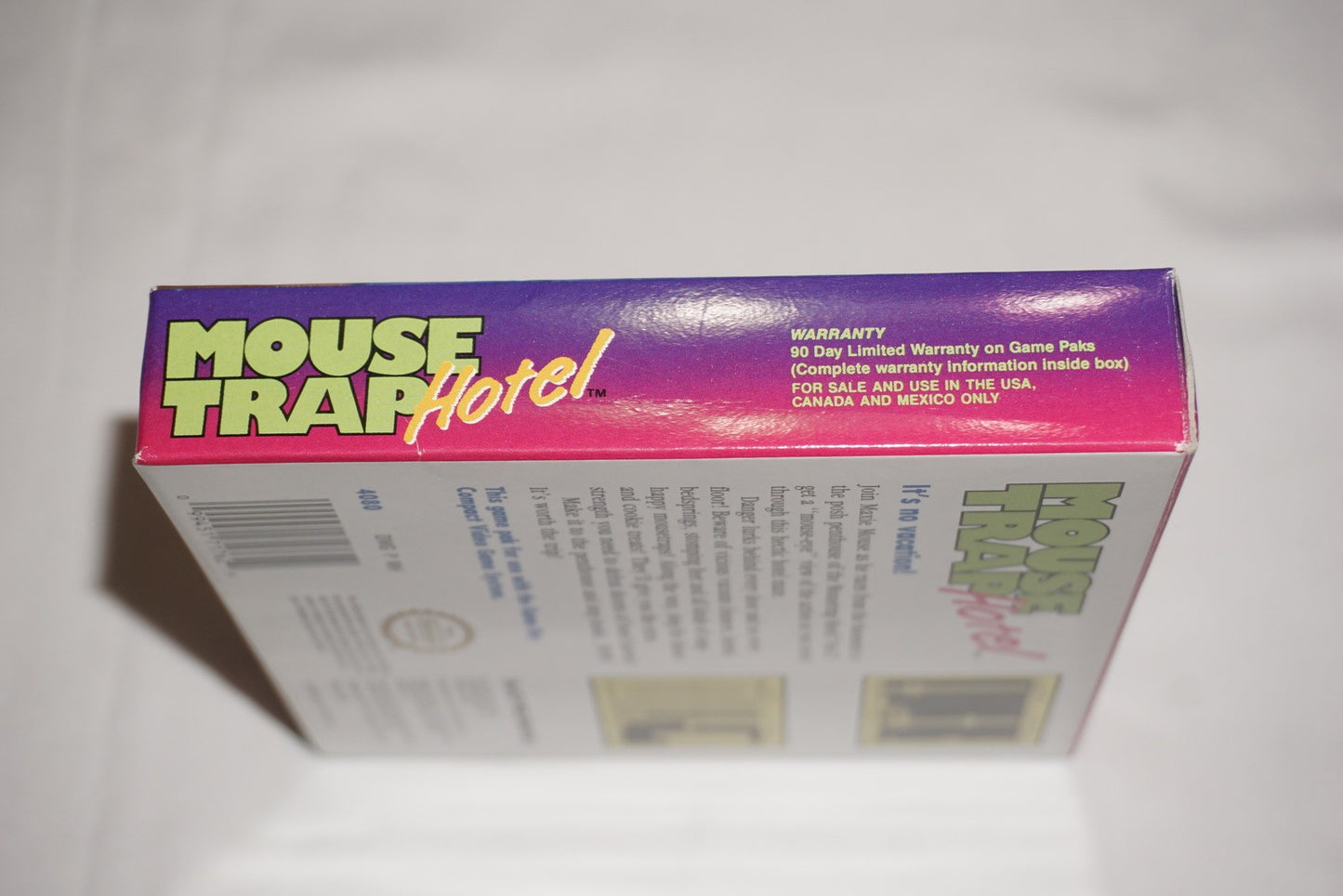 Mouse Trap Hotel (Nintendo Game Boy Gameboy) Complete in Box w/ Reg CIB
