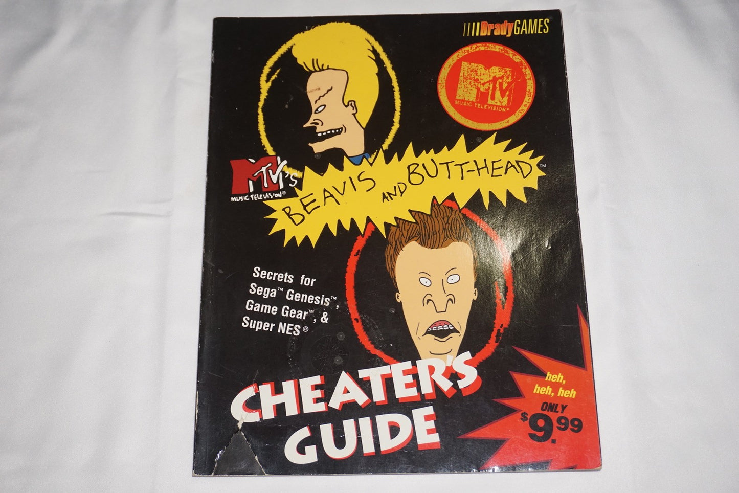 Mtv's Beavis & Butt-Head Cheater's Strategy Guide SNES Genesis Game Gear