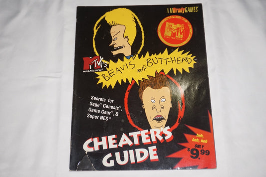 Mtv's Beavis & Butt-Head Cheater's Strategy Guide SNES Genesis Game Gear