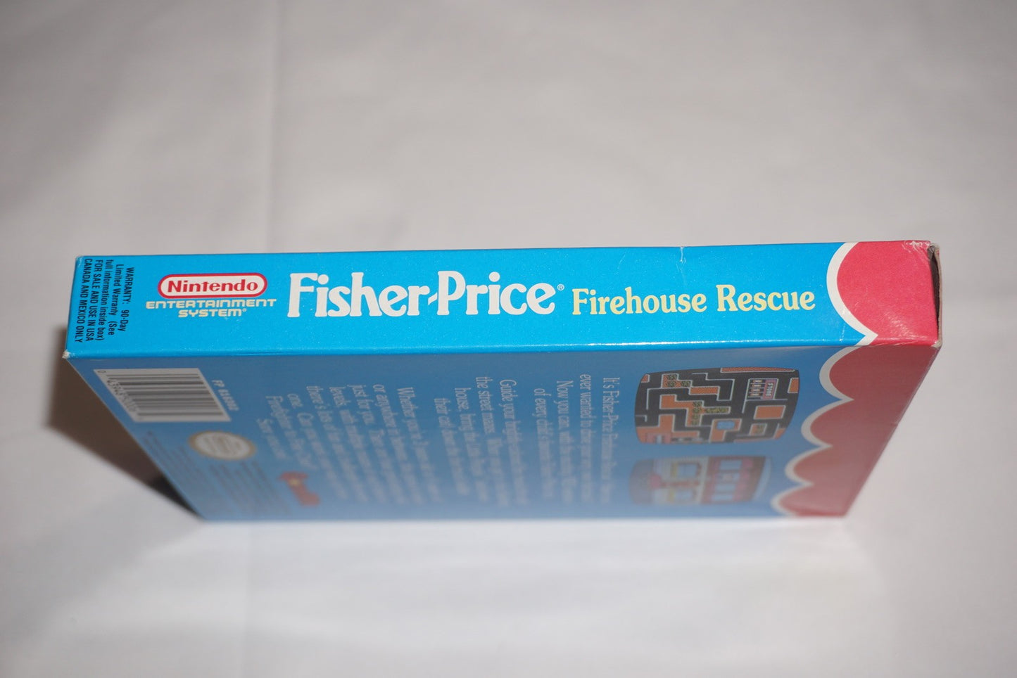 Fisher Price Firehouse Rescue  (Nintendo NES) Complete in Box CIB