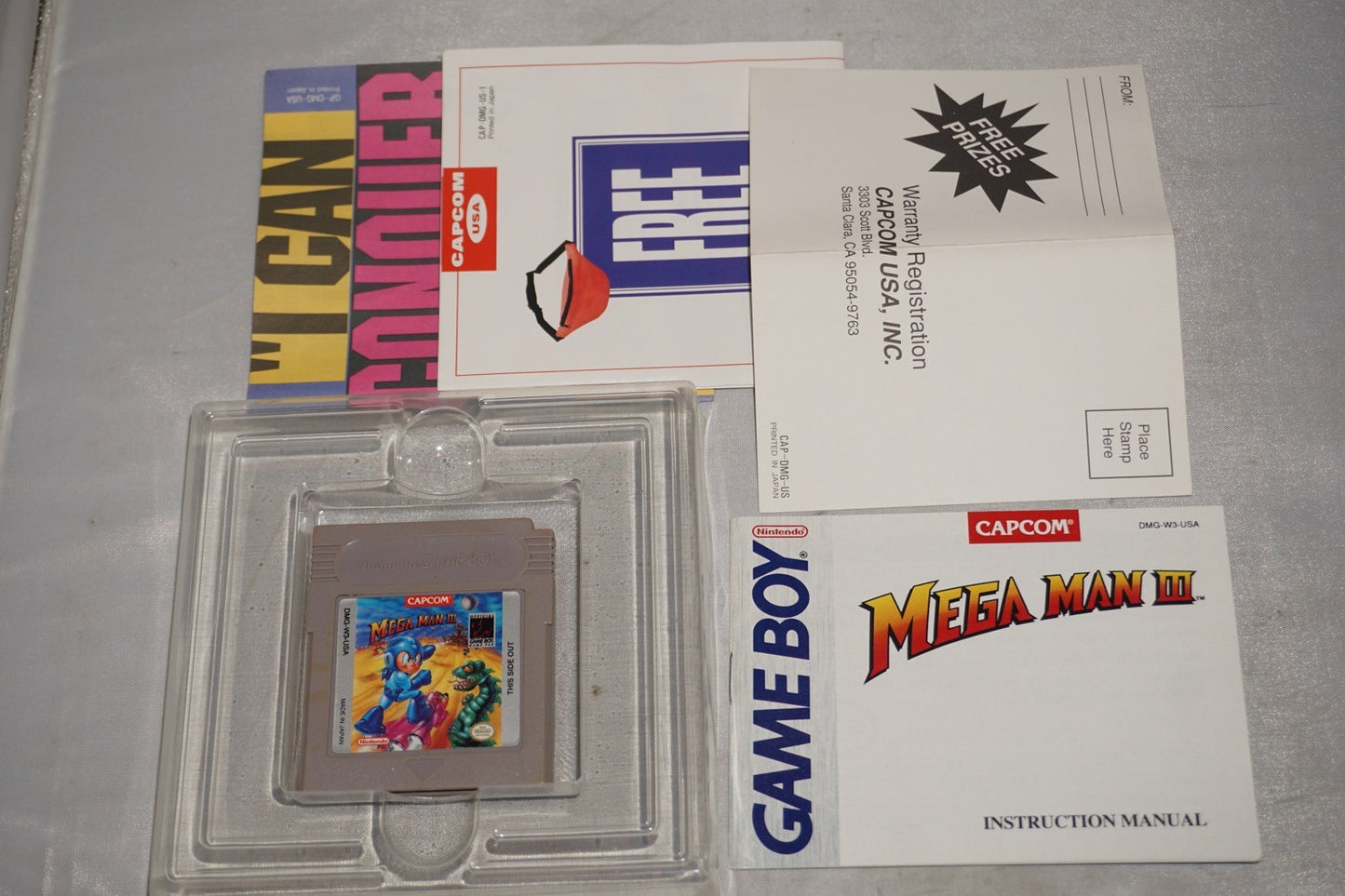 Mega Man III 3 (Nintendo Gameboy Game Boy GB) Complete CIB