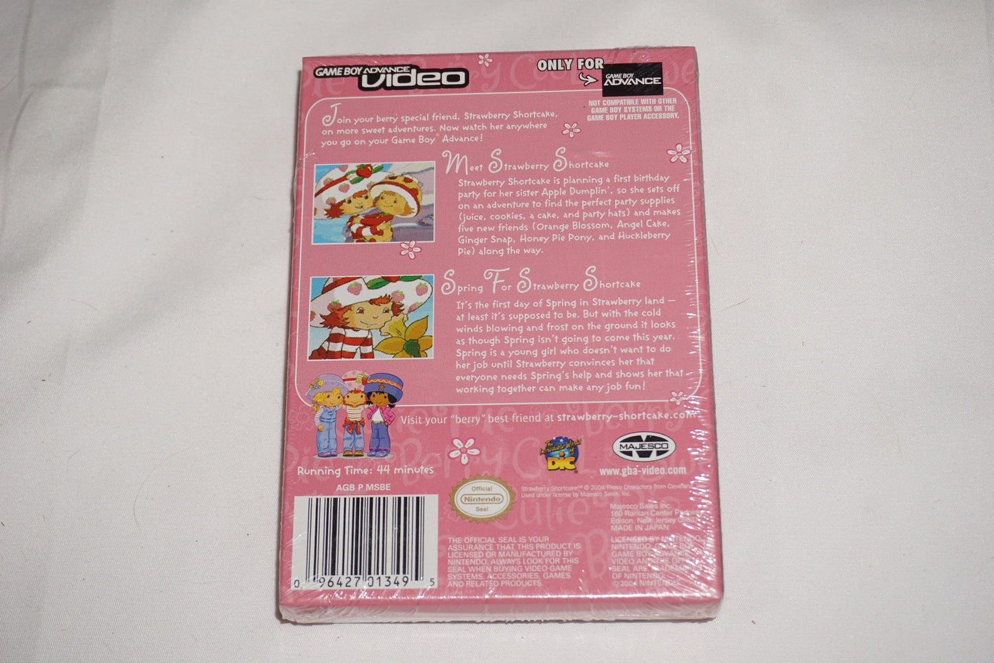 Strawberry Shortcake Volume 1 Video (Game Boy Advance GBA) NEW Sealed