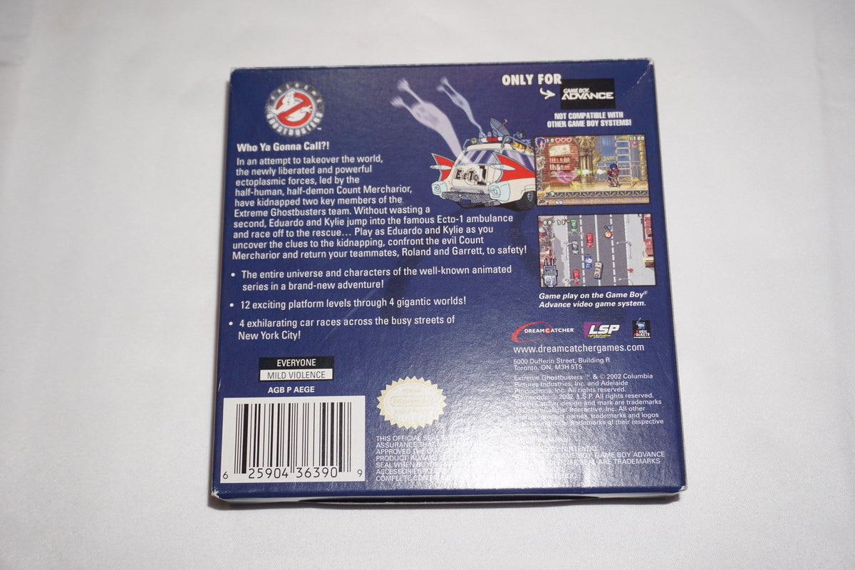 Ghostbusters Extreme (Nintendo Game Boy Advance GBA) Complete in Box w/ Reg CIB