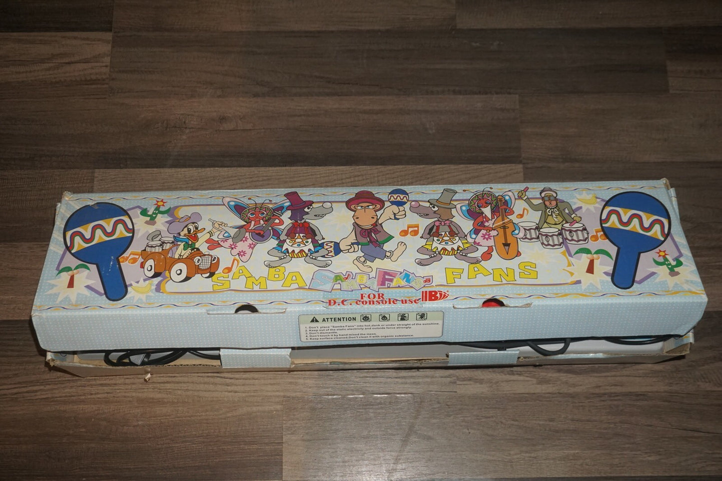 Samba Fans Maracas Controllers (Sega Dreamcast) with Box Third Party