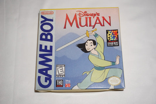 Mulan (Nintendo Game Boy Gameboy) Complete in Box w/ Poster CIB