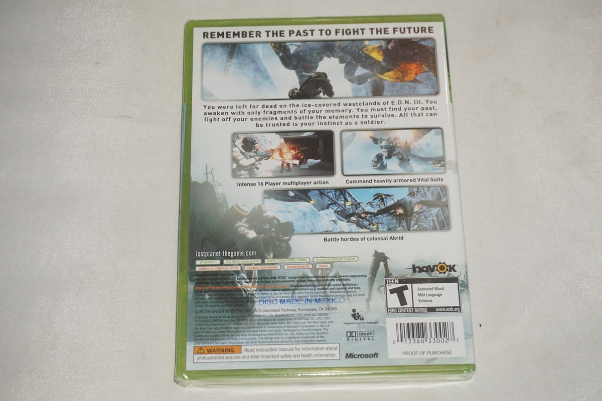 Lost Planet Extreme Condition ORIGINAL (Microsoft Xbox 360) NEW Sealed