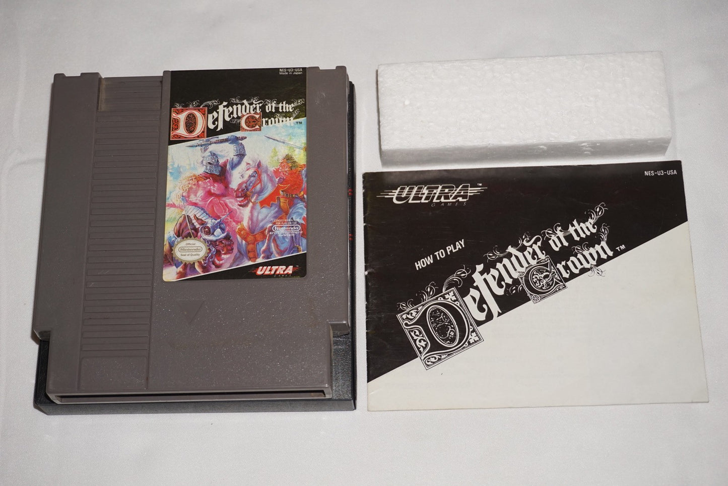 Defender of the Crown (Nintendo NES) Complete in Box CIB