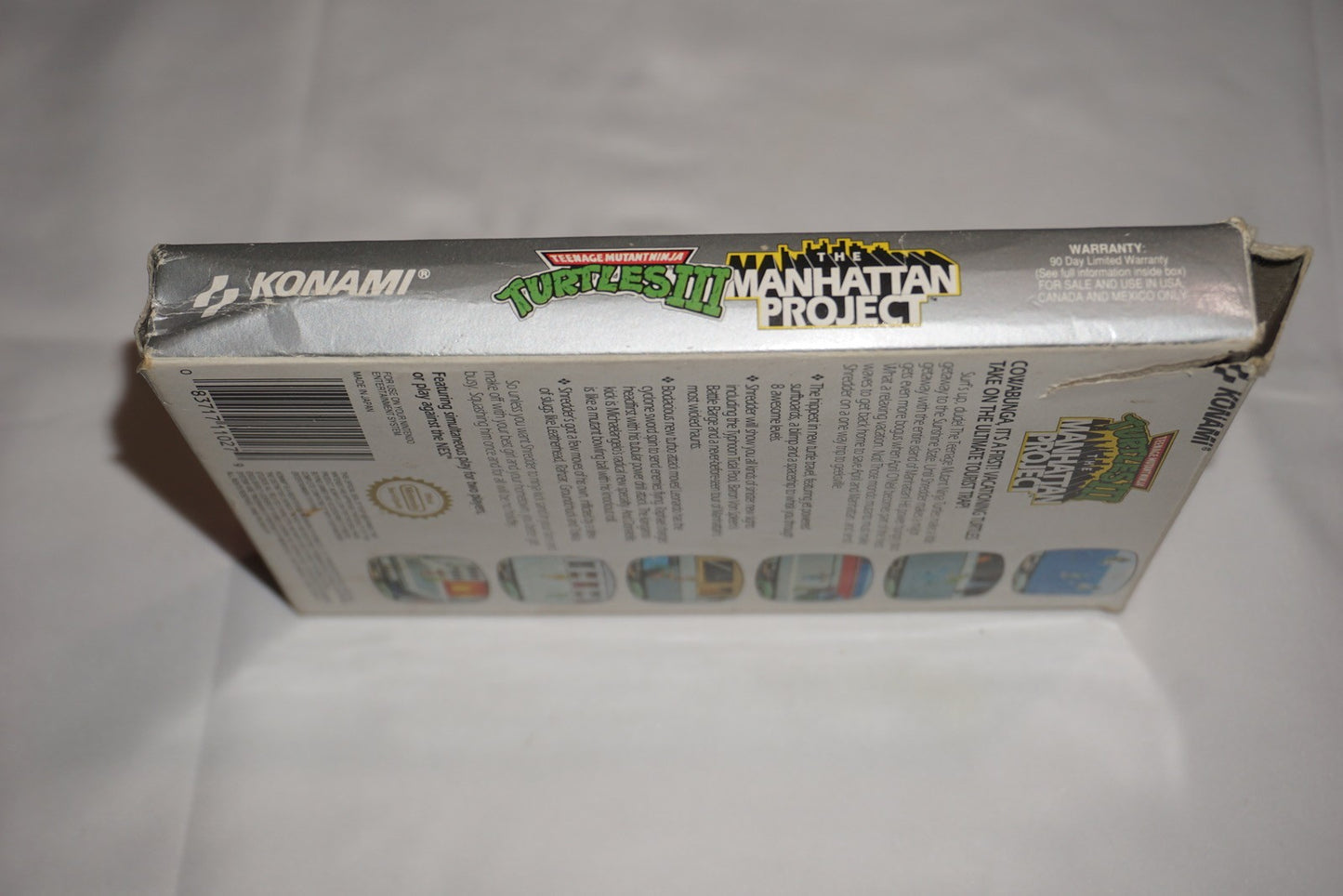 Teenage Mutant Ninja Turtles III 3 (Nintendo NES) Complete in Box CIB