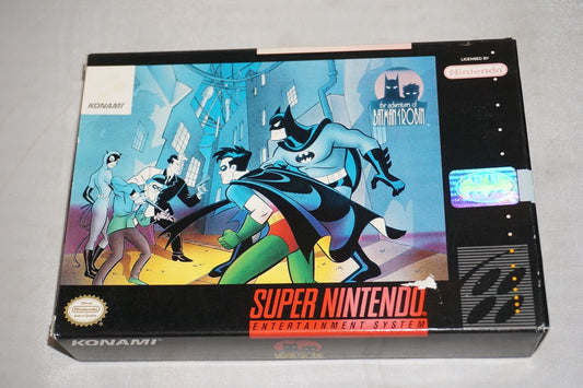 Adventures Of Batman & Robin (Super Nintendo SNES) with Box No Manual