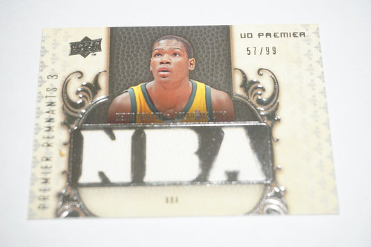 Kevin Durant Upper Deck Premier Remnants 3 57/99 PR3-KD