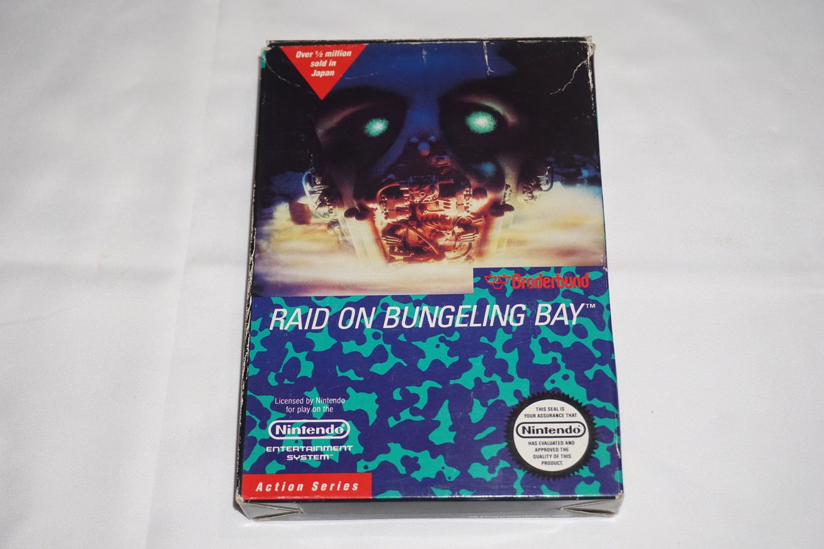 Raid On Bungeling Bay Hangtab (Nintendo NES) Complete in Box CIB