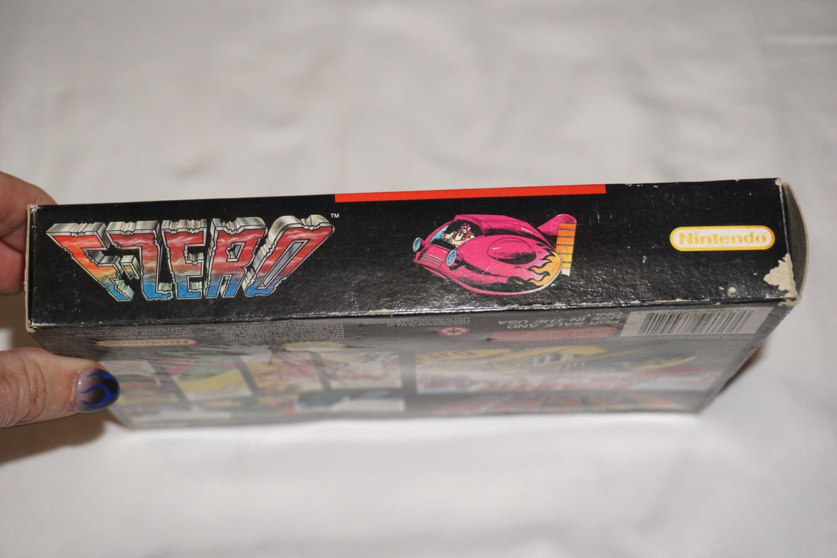 F Zero (Super Nintendo SNES) Complete in Box CIB