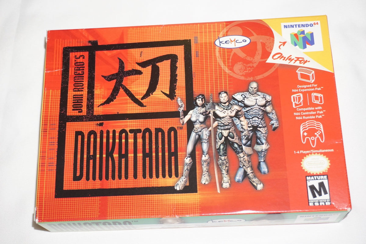 Daikatana (Nintendo 64 N64) Complete in Box CIB