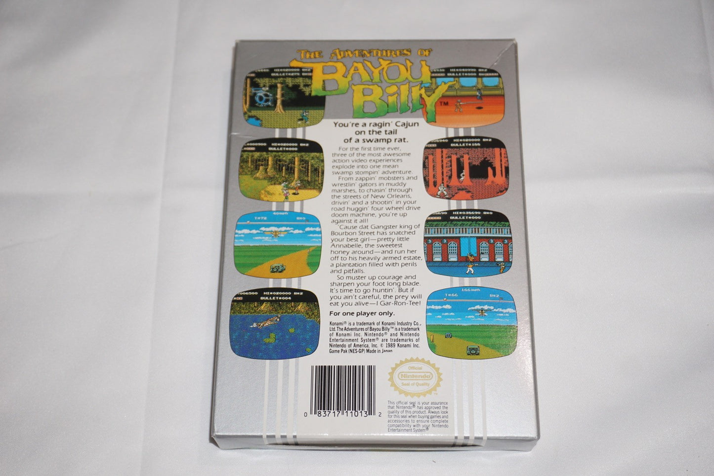 Adventures of Bayou Billy (Nintendo NES) Complete in Box CIB