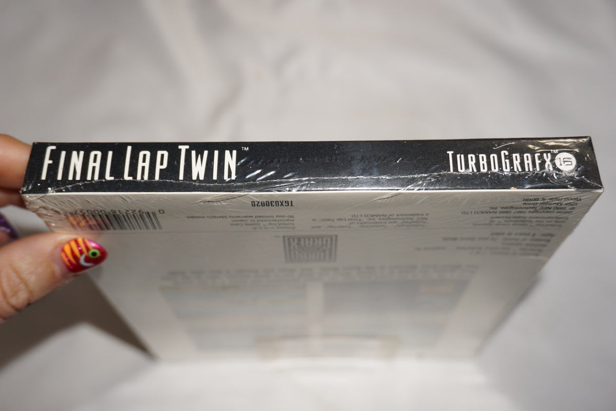 Final Lap Twin (TurboGrafx 16 tg16 Turbo Grafx) NEW Sealed in Box